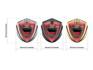 Dacia Emblem Fender Abzeichen Rennsportlicher Look Strahlend
